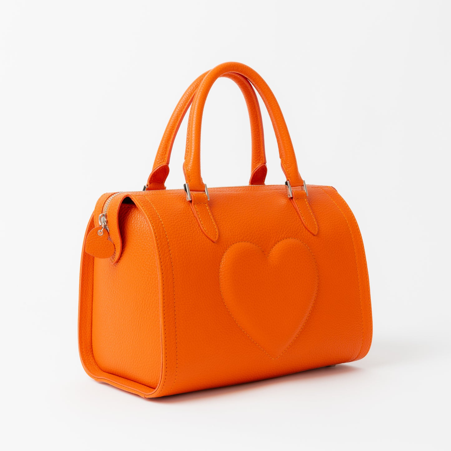 BAULETTO CON CUORE COLORE ARANCIO