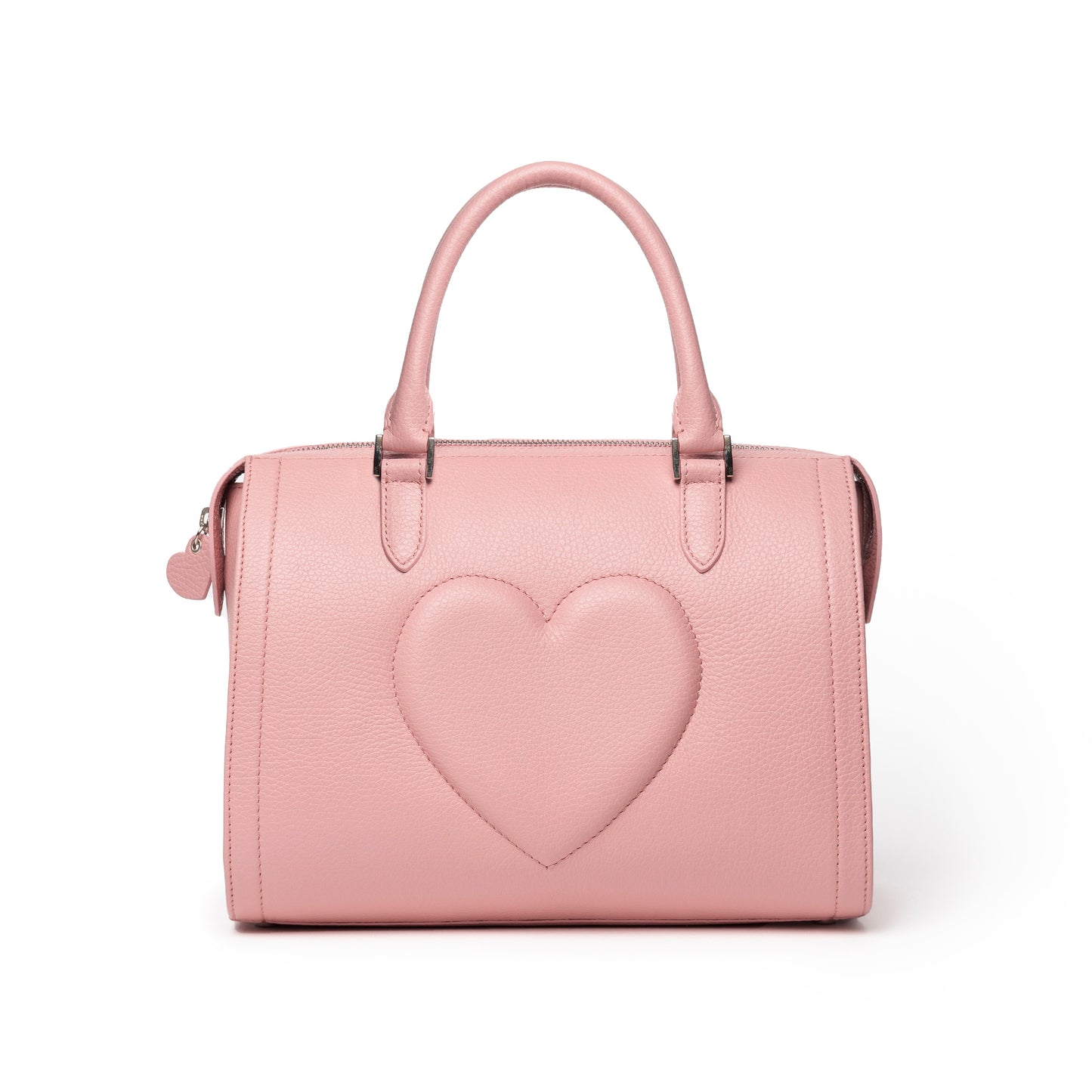 BAULETTO CON CUORE COLORE PESCO