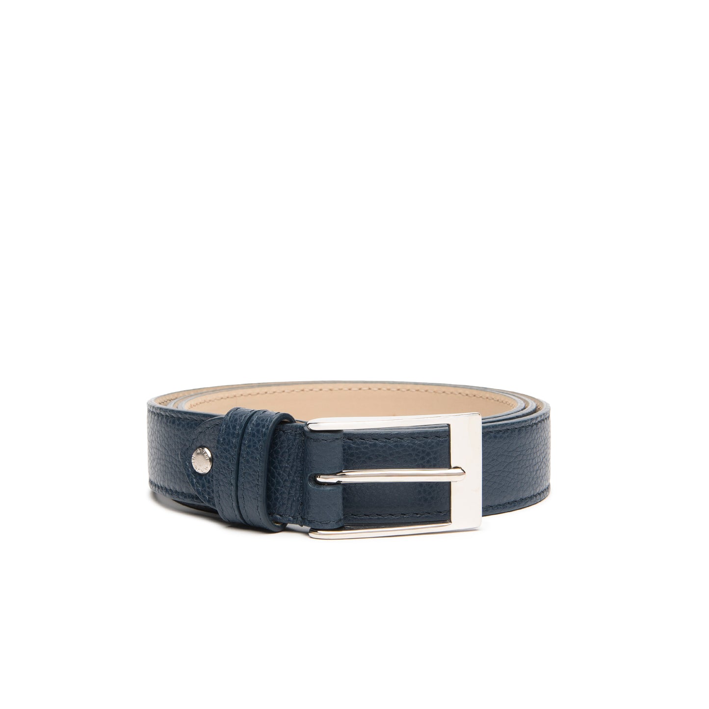 CINTURA IN VITELLO BOTTALATO NAVY BLUE