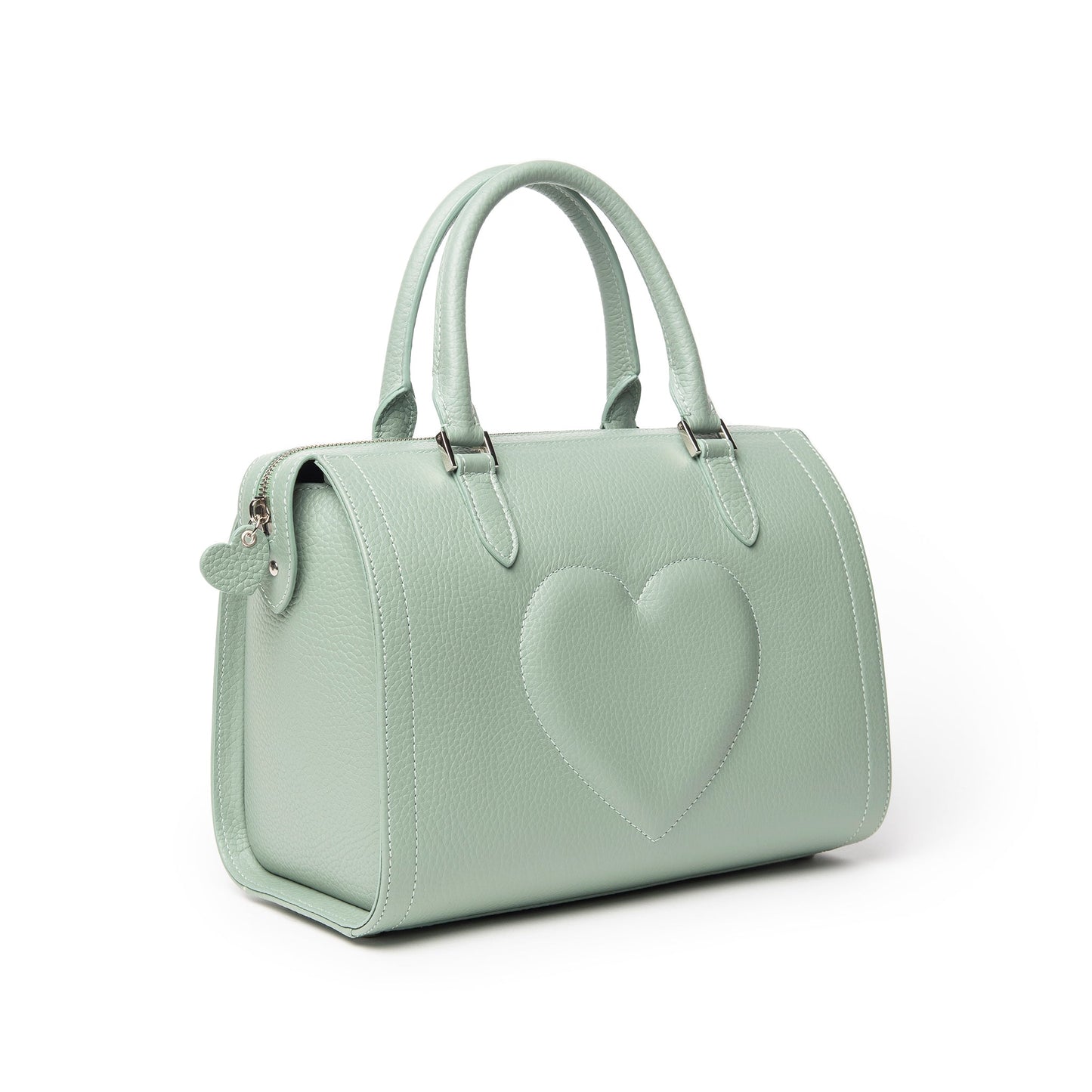 BAULETTO CON CUORE COLORE MENTA