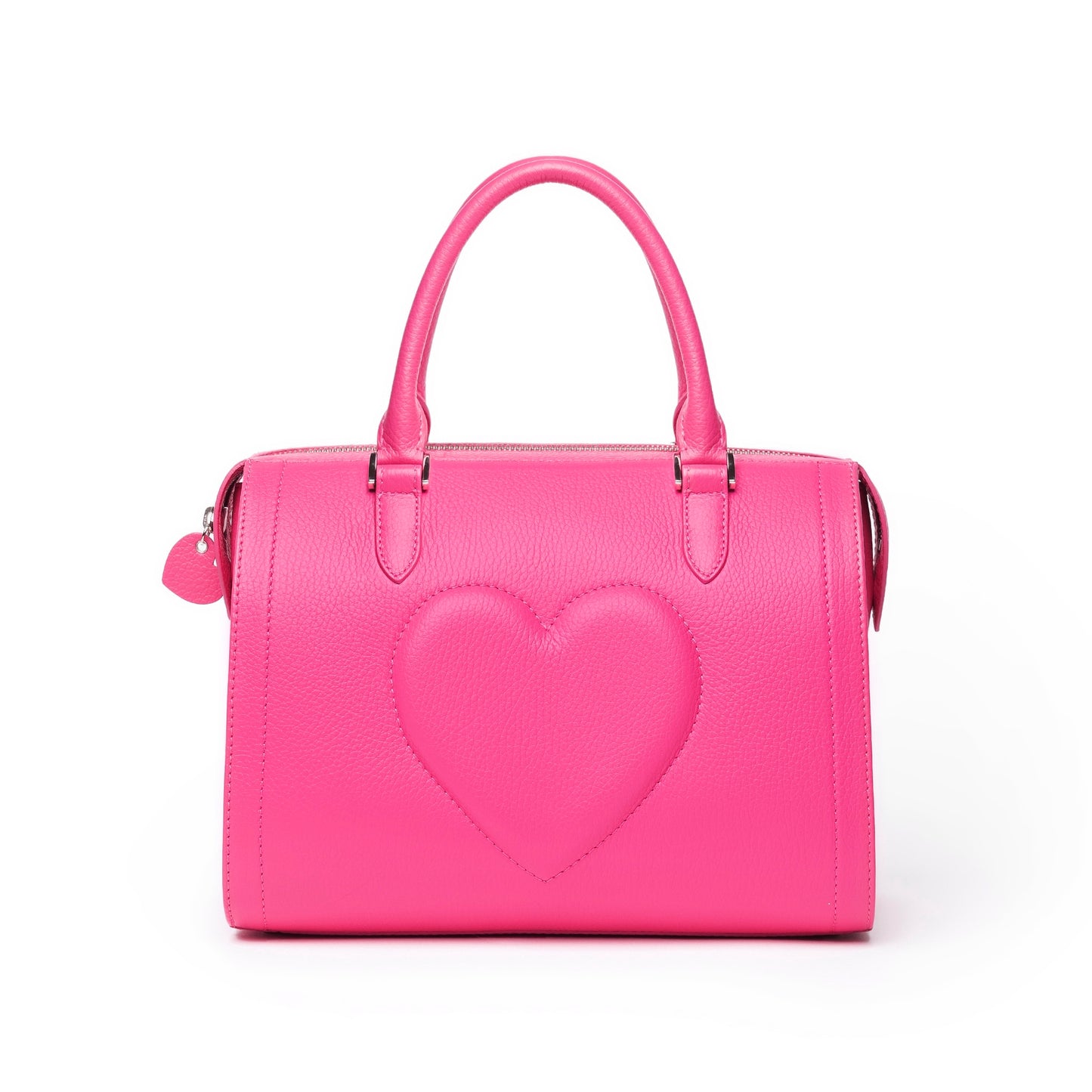 BAULETTO CON CUORE COLORE PEONIA