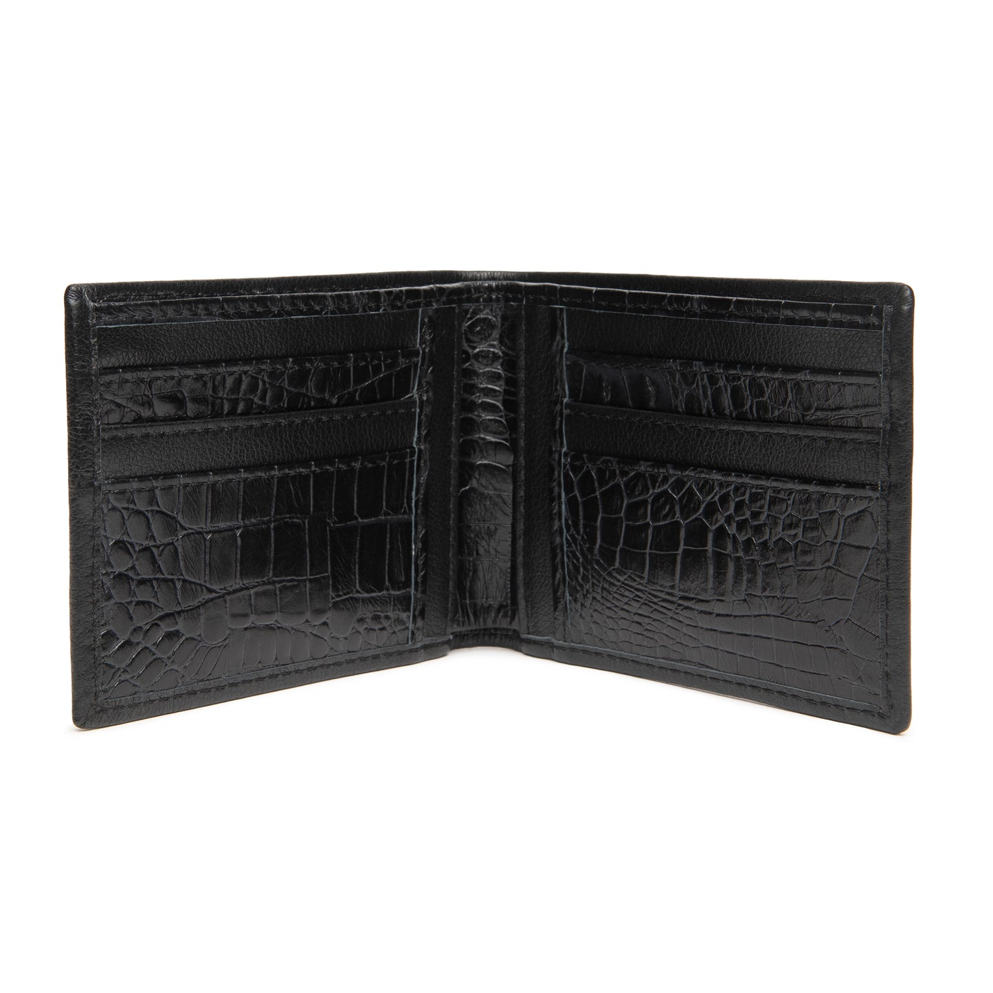 PORTAFOGLIO CLASSICO UOMO COLORE NERO VITELLO SPALMATO/COCCO