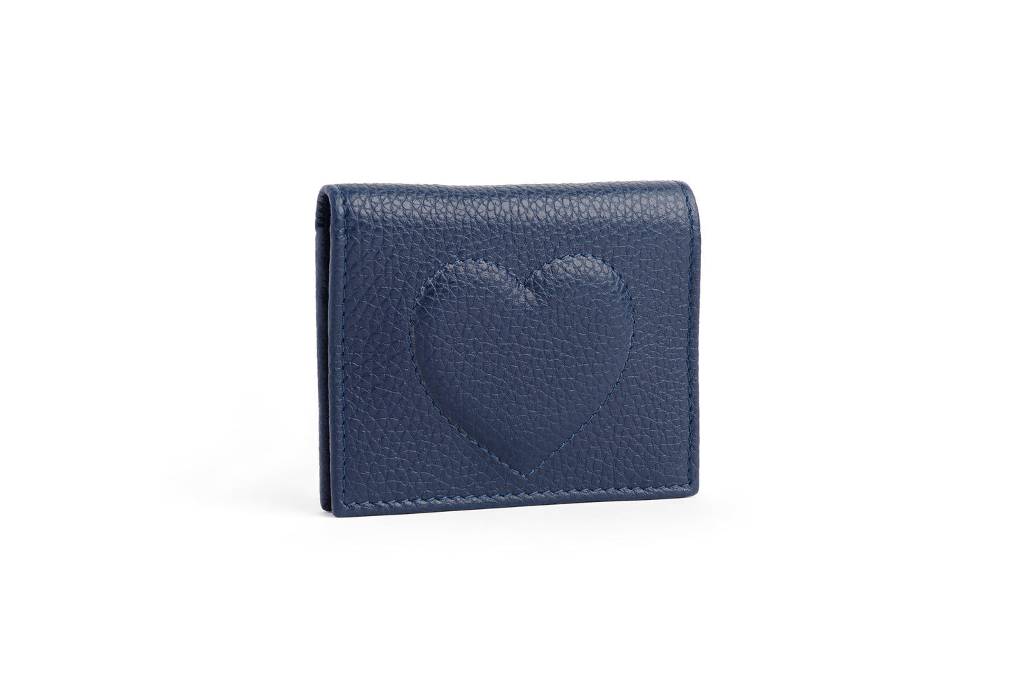 Portafoglio Xs con cuore colore blu notte