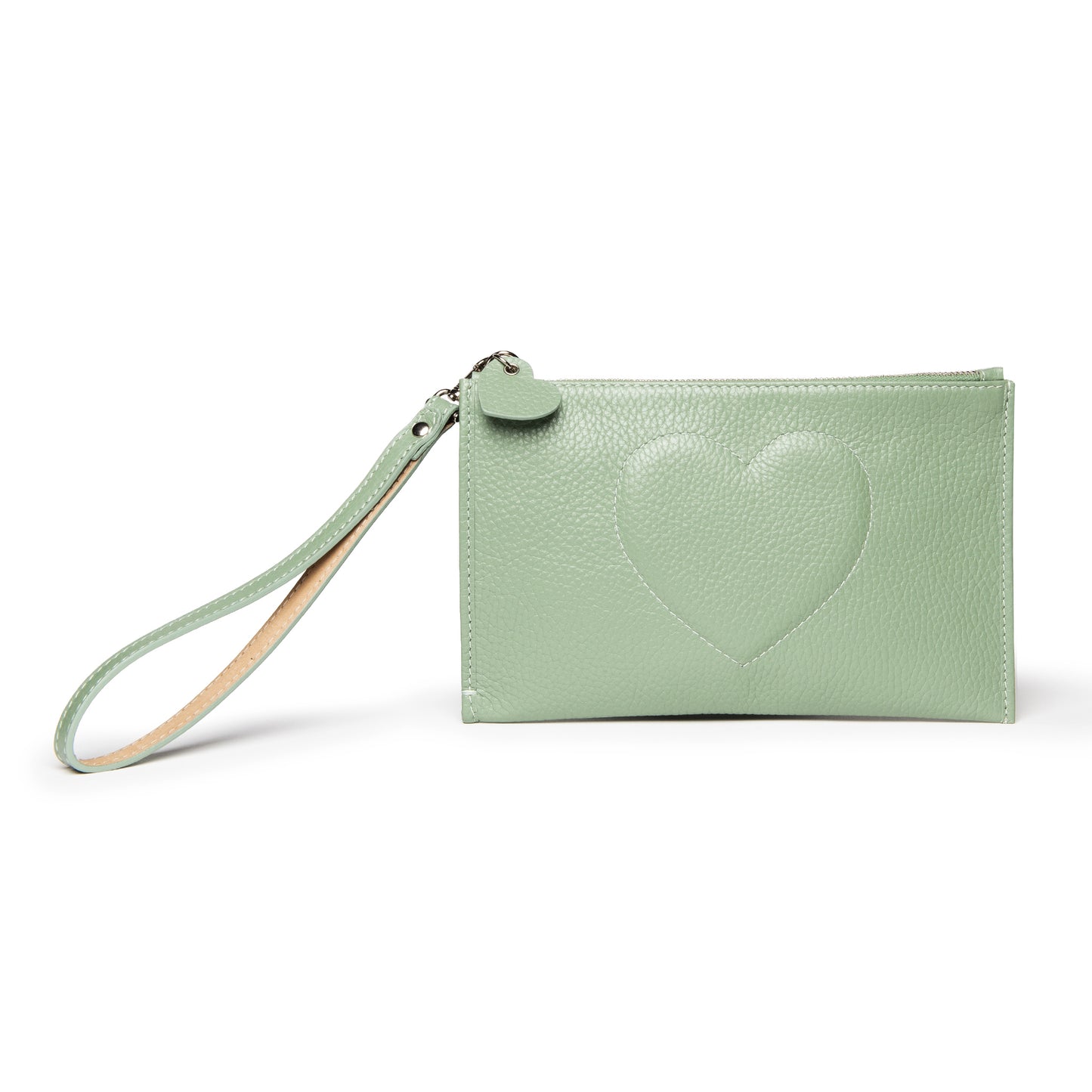 Bustina con cuore colore menta