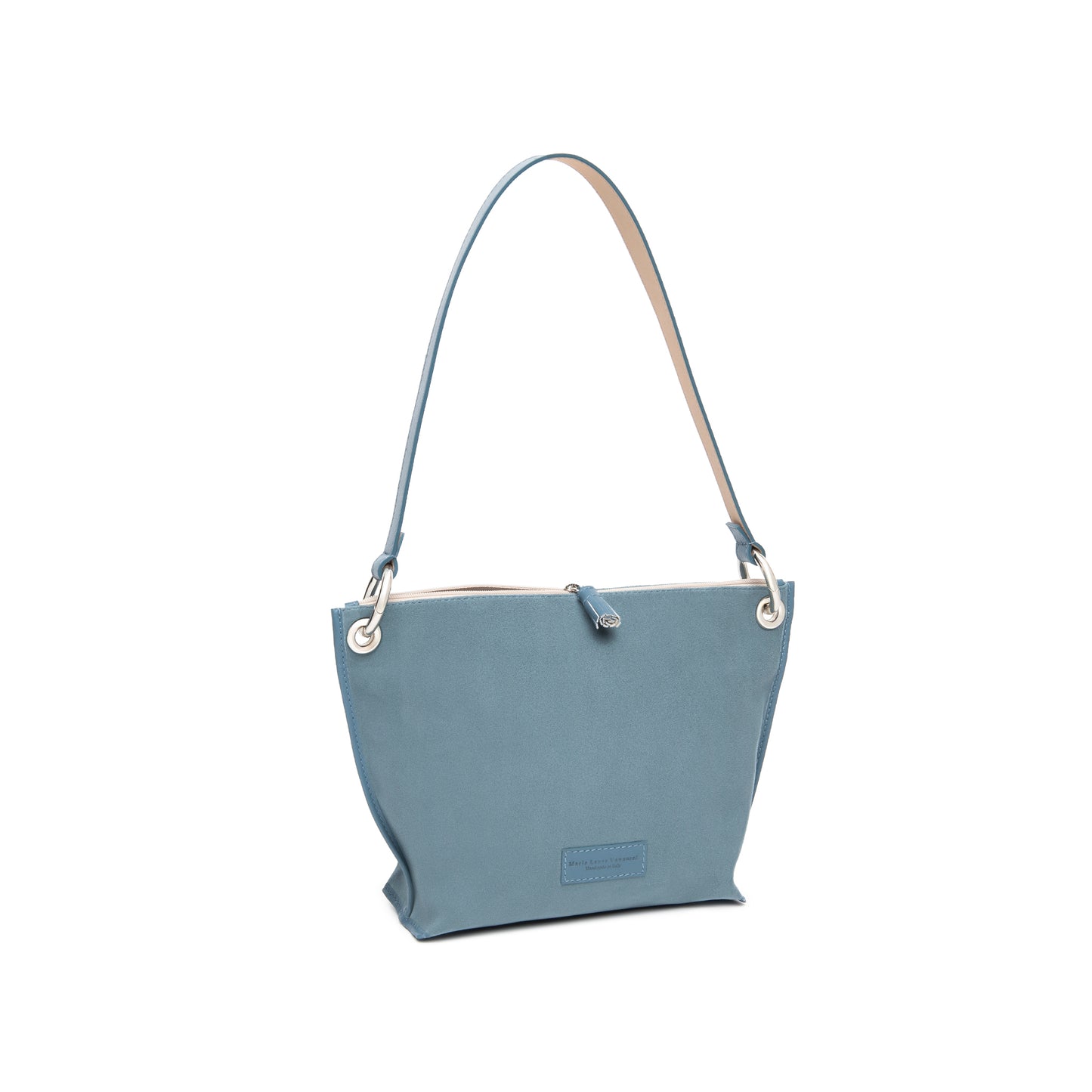 Barchetta in suede colore carta da zucchero