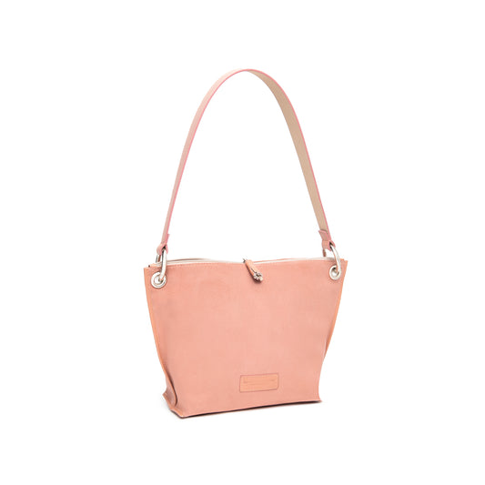 Barchetta in suede colore pesco