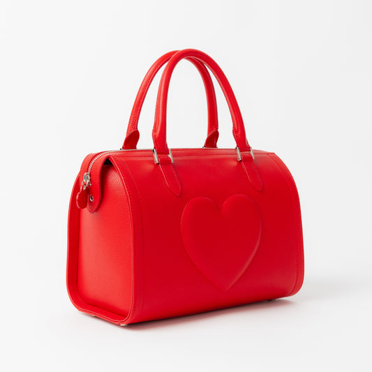 BAULETTO CON CUORE COLORE ROSSO