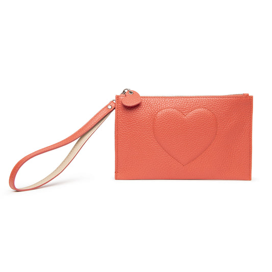 BUSTINA CON CUORE COLORE GERANIO