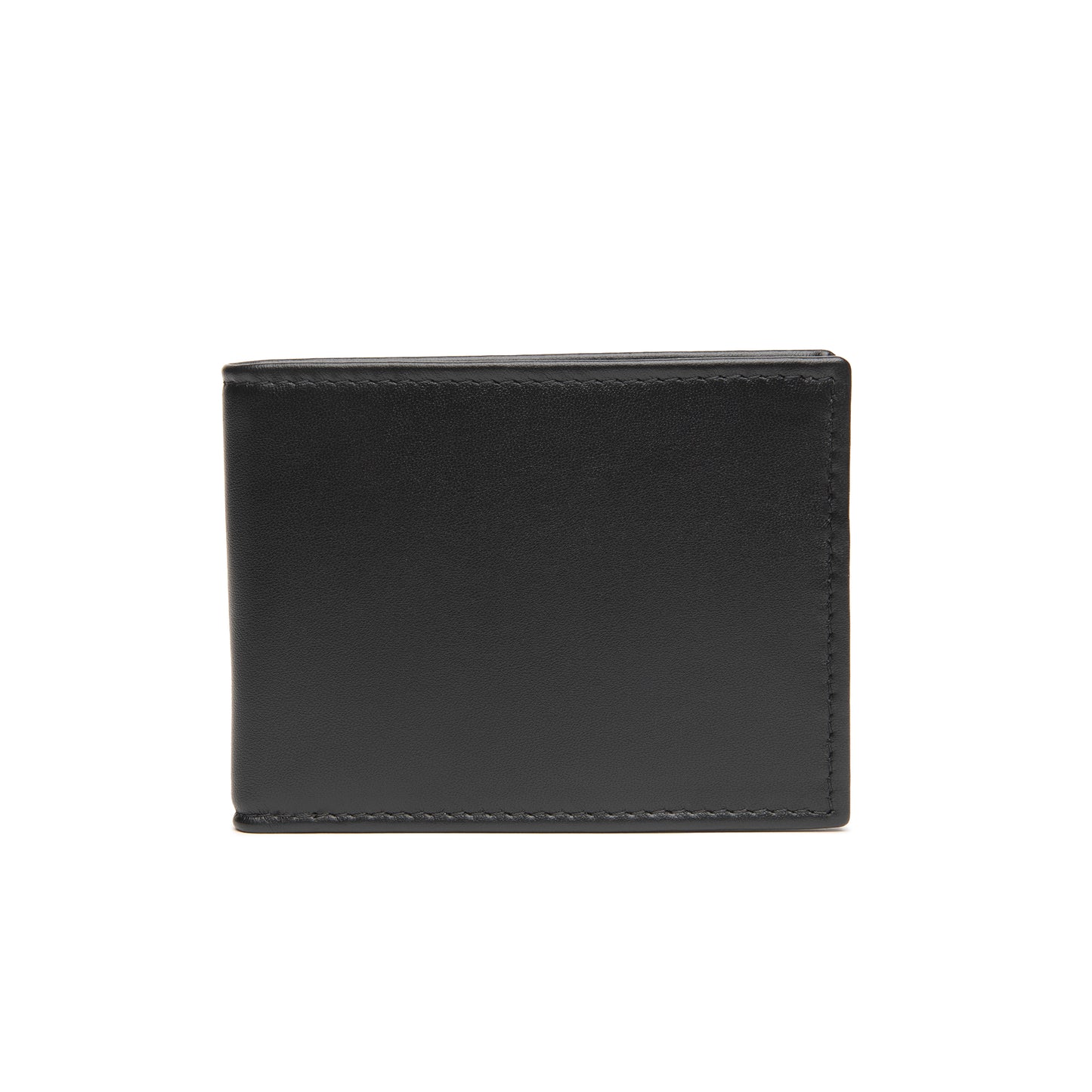 PORTAFOGLIO CLASSICO UOMO IN VITELLO LISCIO OPACO COLORE NERO